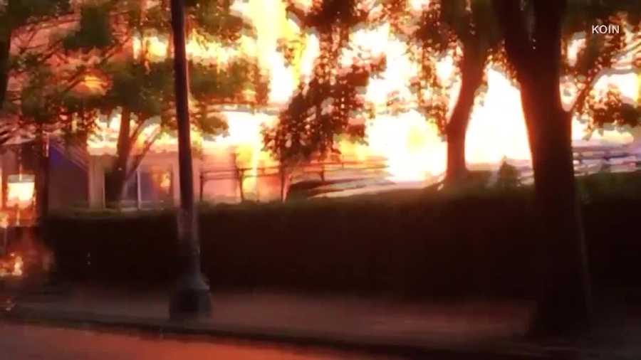 Food cart fires lead to explosions in downtown Portland