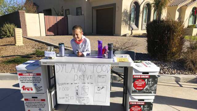 'Inspiring': 8-year-old boy holds food drives in Arizona to help people in need - Vimarsana News
