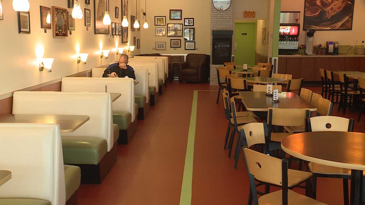 Some customers dine-in during day one of restaurants reopening