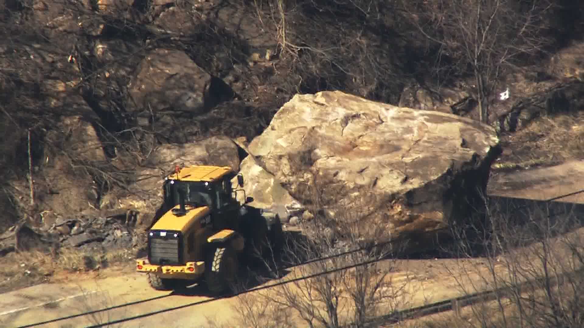 Jefferson Hills police discuss massive boulder that shut down Route 837 - Vimarsana News