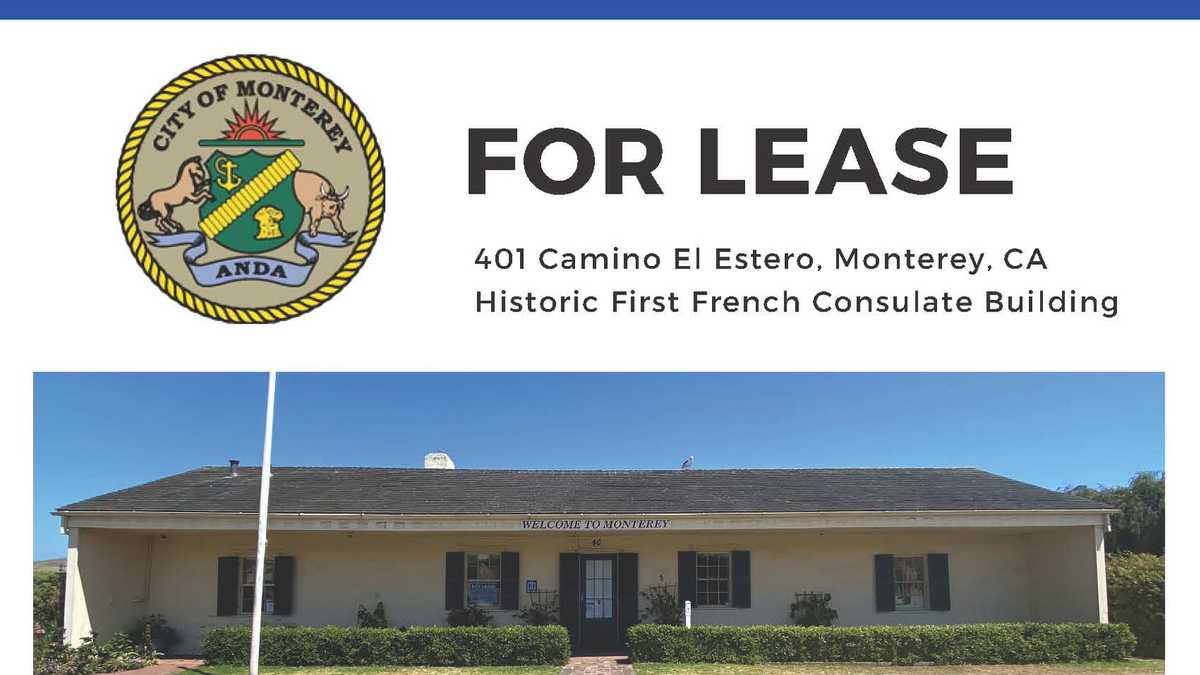 Historic French Consulate building for lease in Monterey
