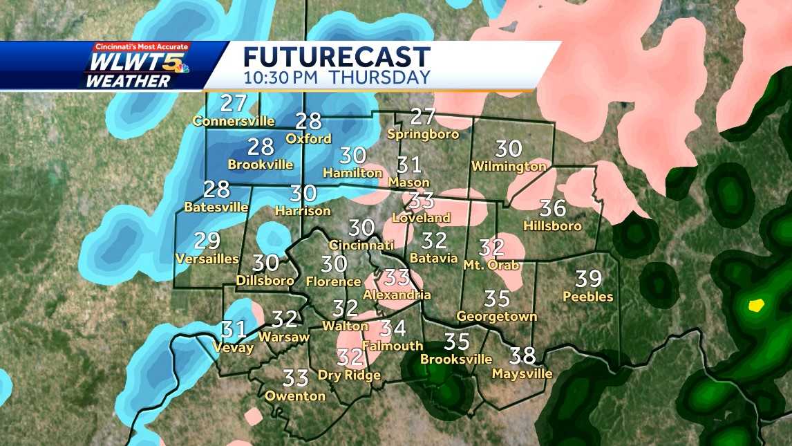 HOUR BY HOUR: Heavy rain, wind, snow move through Cincinnati