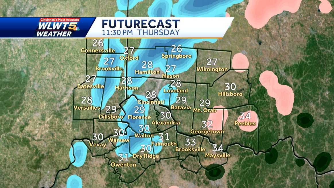 HOUR BY HOUR: Heavy rain, wind, snow move through Cincinnati