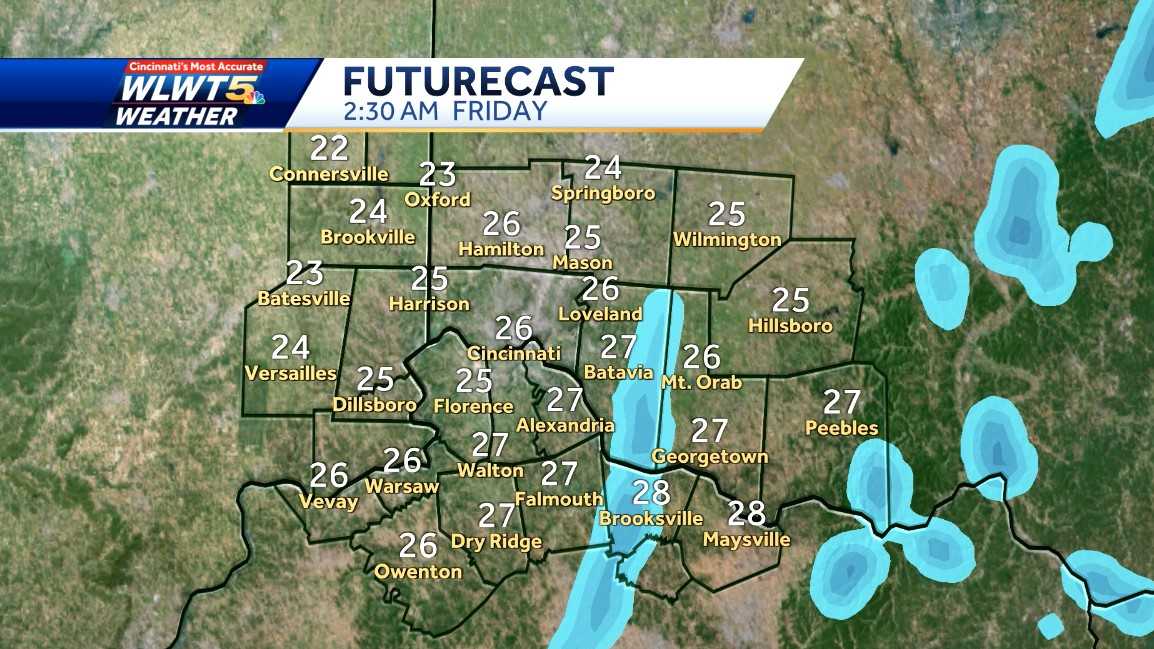 HOUR BY HOUR: Heavy rain, wind, snow move through Cincinnati