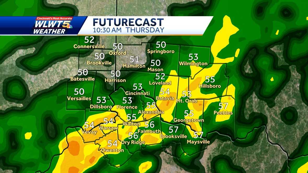 HOUR BY HOUR: Heavy rain, wind, snow move through Cincinnati