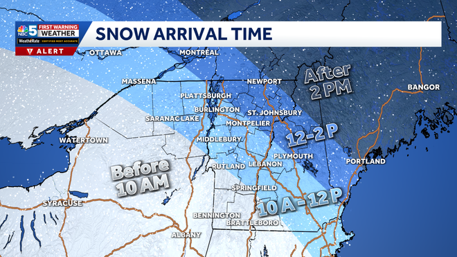 Winter alerts in effect for Vermont, New York as snow continues into ...