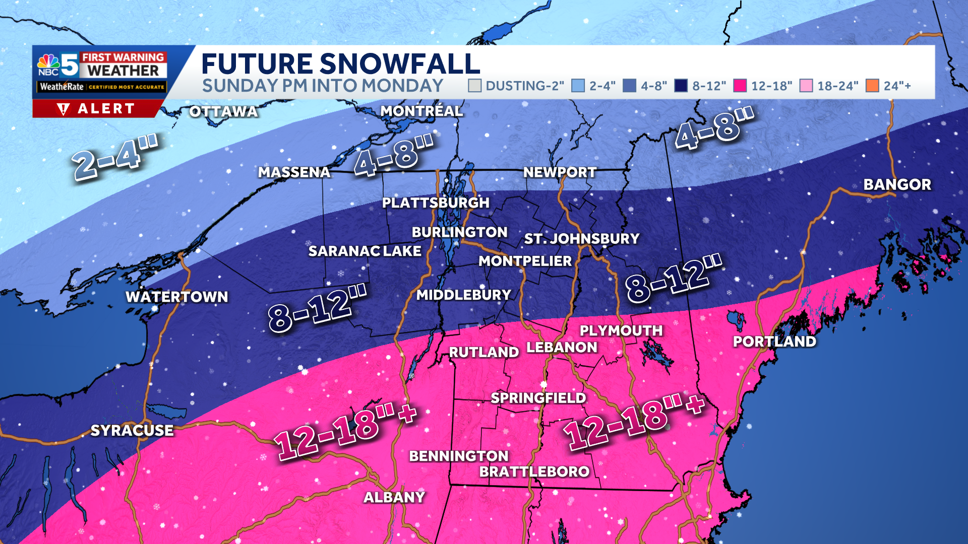 Winter Storm: Vermont & New York Braces for 1+ Foot of Snow & Extreme ...