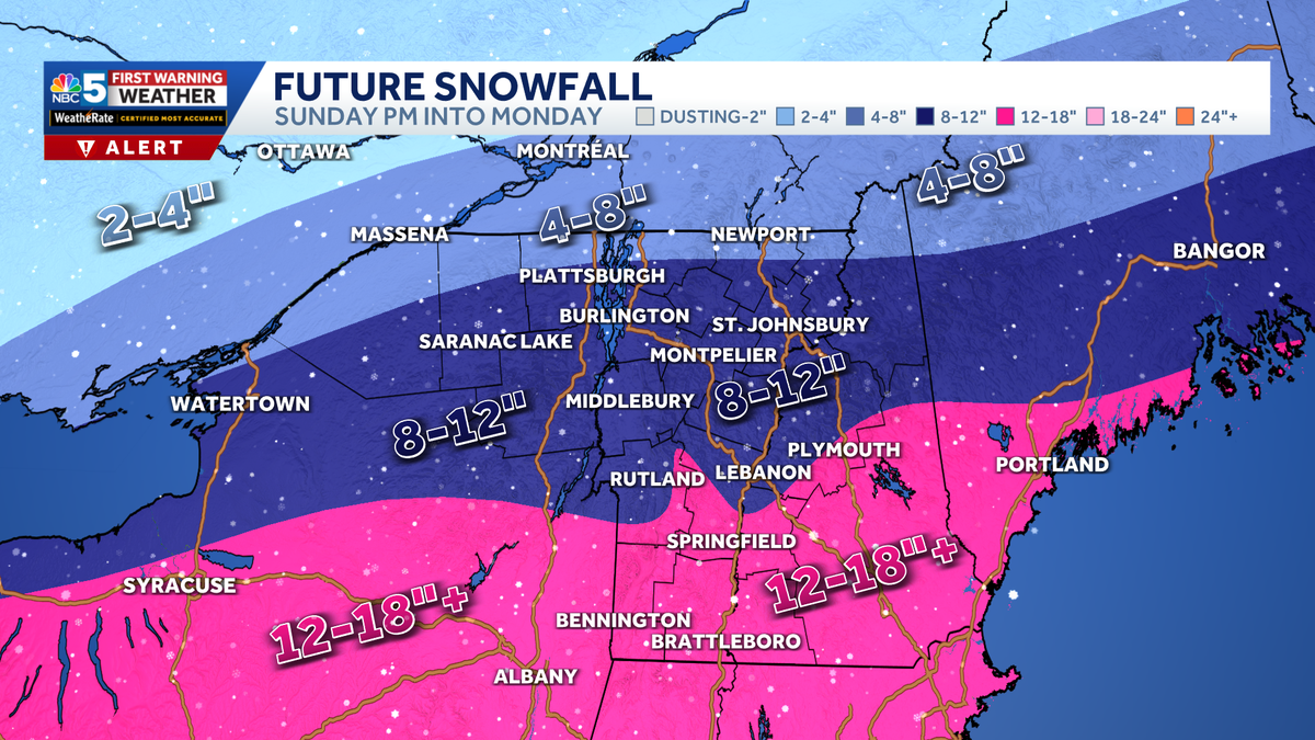 Snowstorm to bring significant, but powdery snow in Vermont, New York