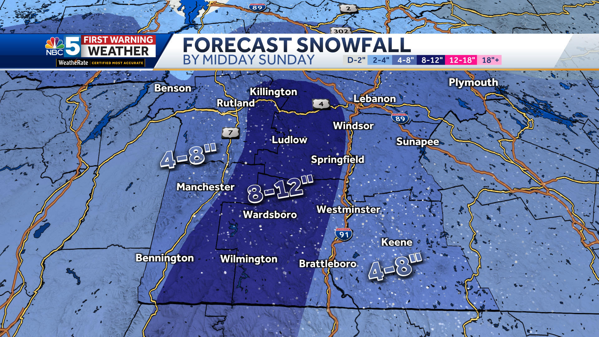 Winter Storm Watches Issued Ahead Of Weekend Winter Storm In Vermont ...