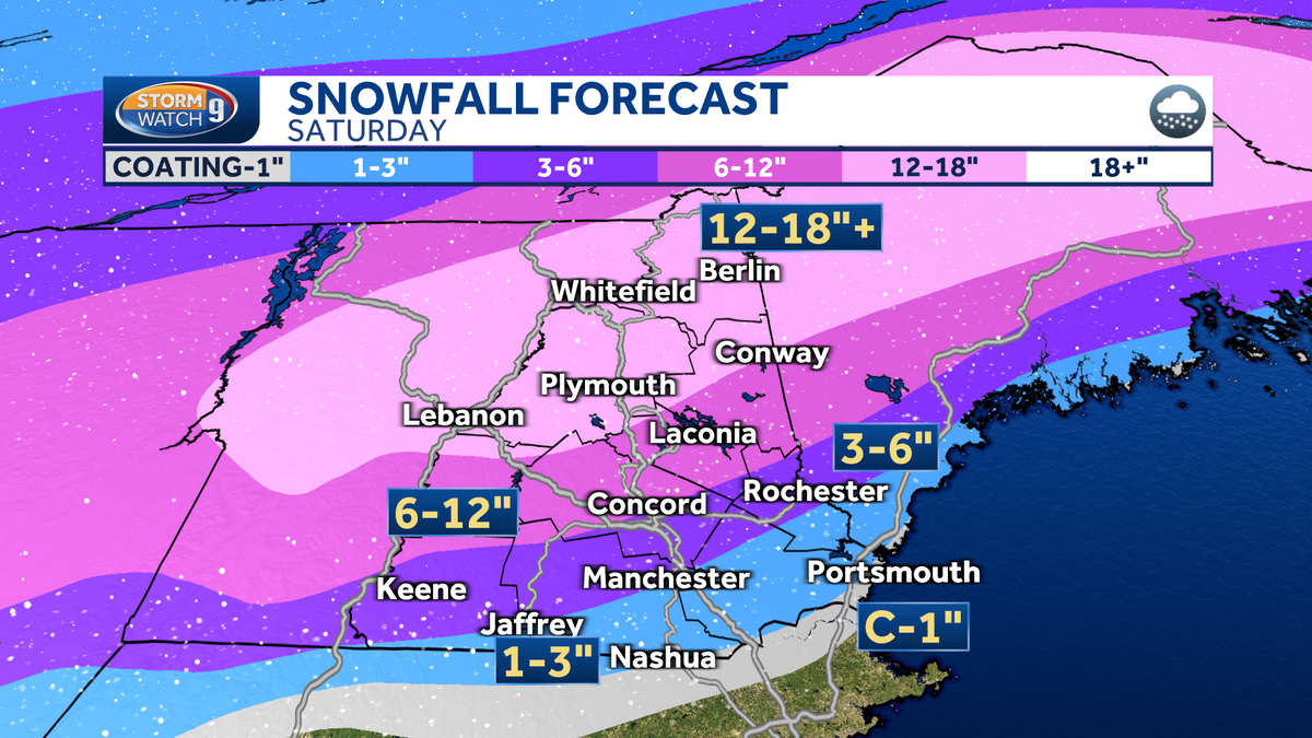 Significant snow & wintry mix Saturday