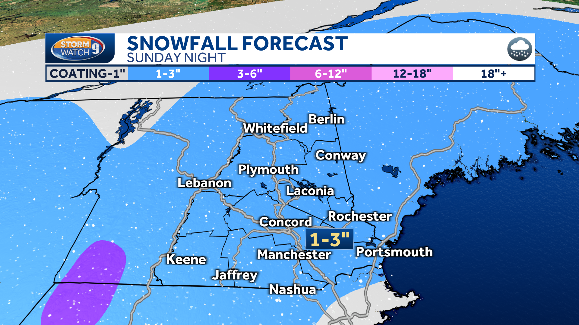 New Hampshire weather: Extreme cold warning for northern areas; snow ...