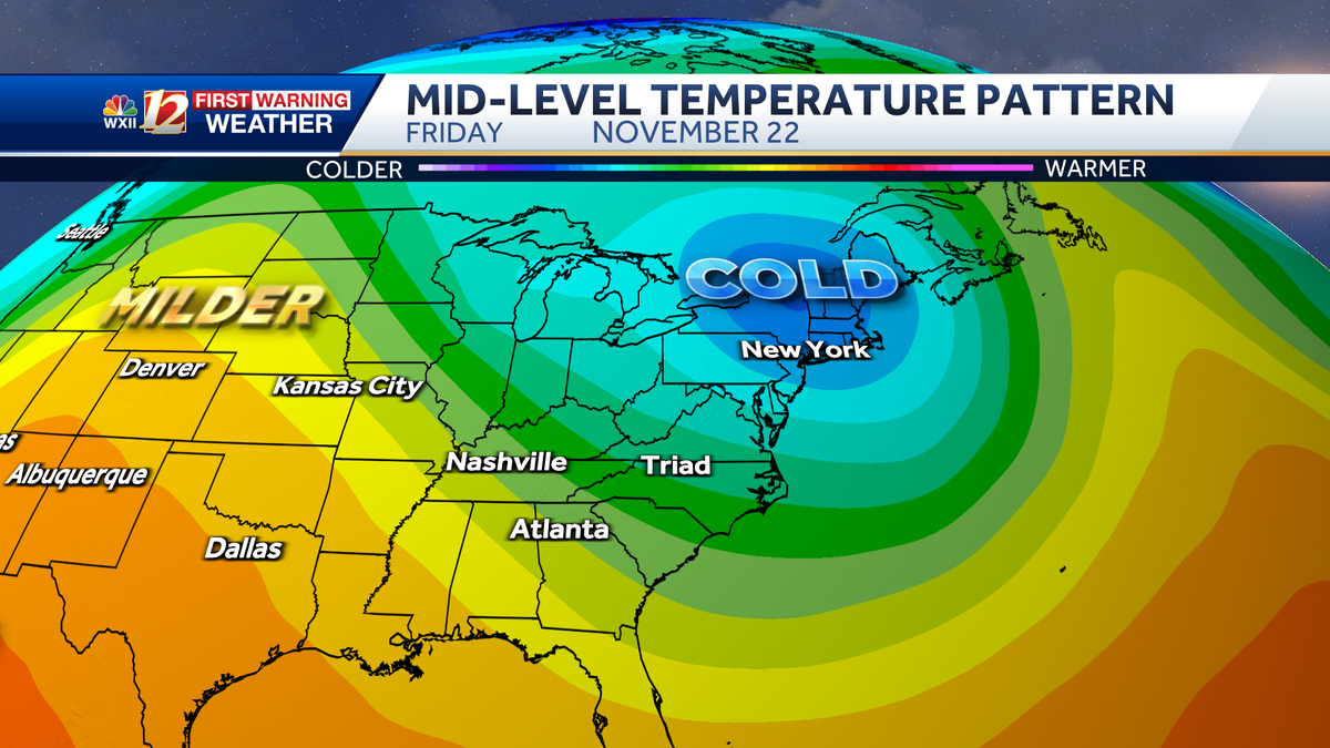 Cold Fall Blast and Tumbling Temperatures in North Carolina