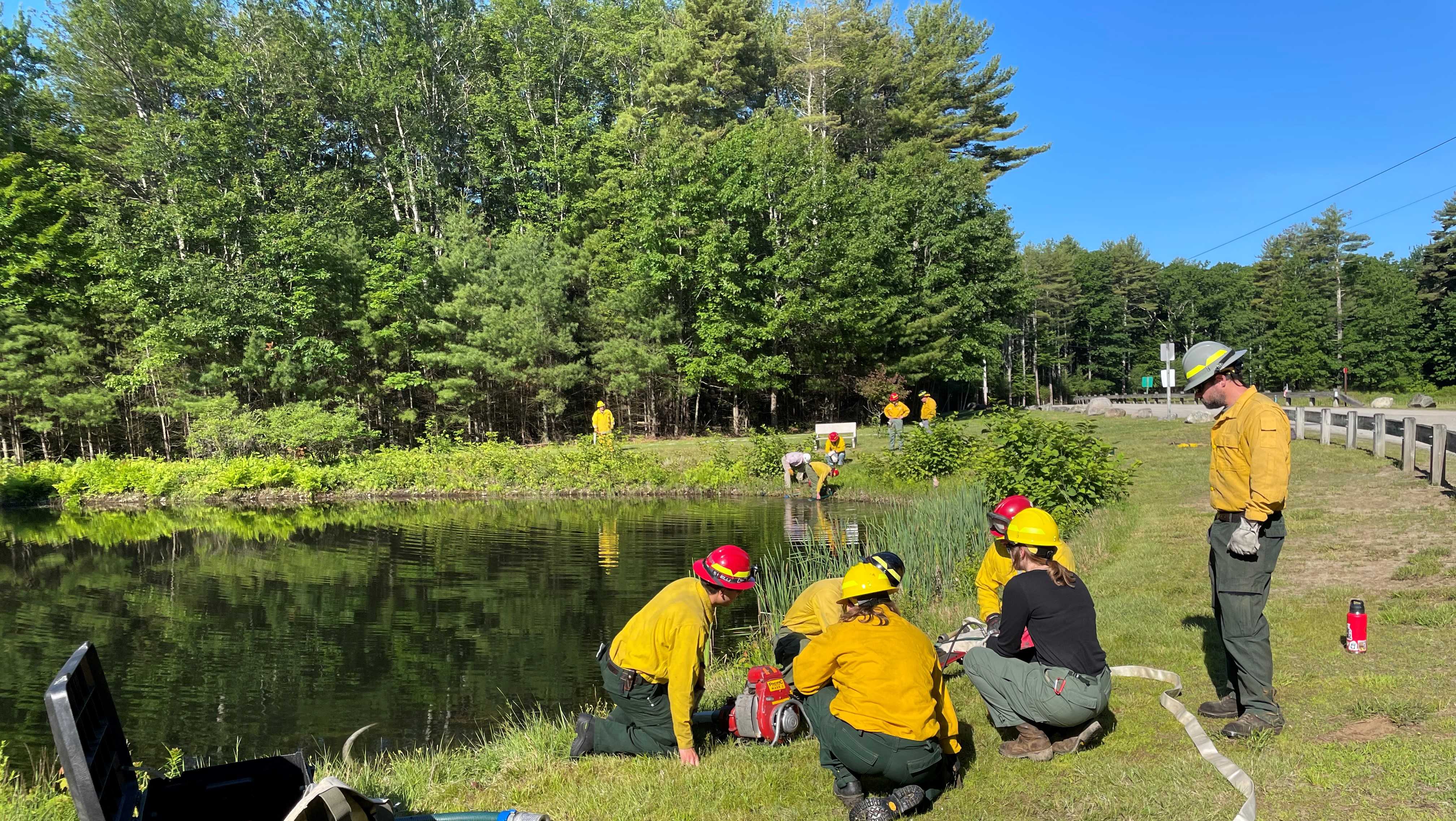 Firefighters in Wells learning how to fight forest fires - Vimarsana News