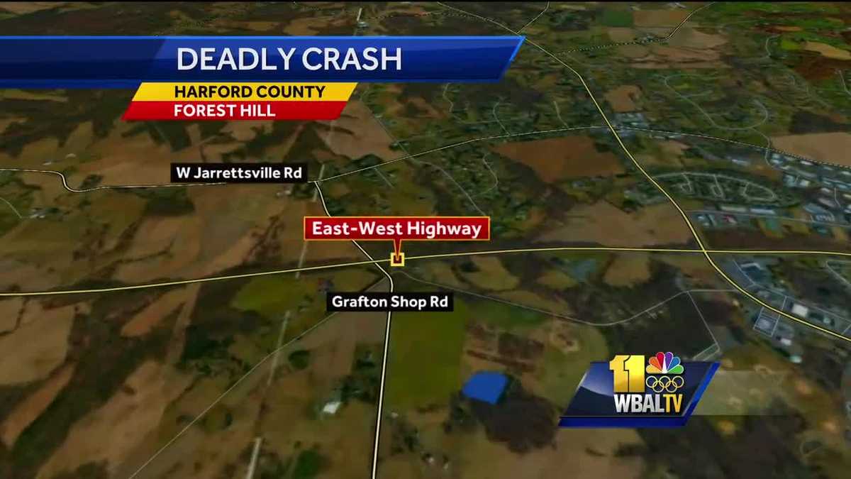 Woman killed in chain-reaction crash in Harford County