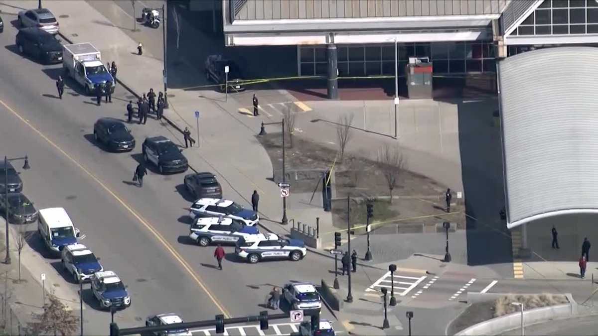 Man with knife arrested after gun discharges during scuffle at Boston transit station