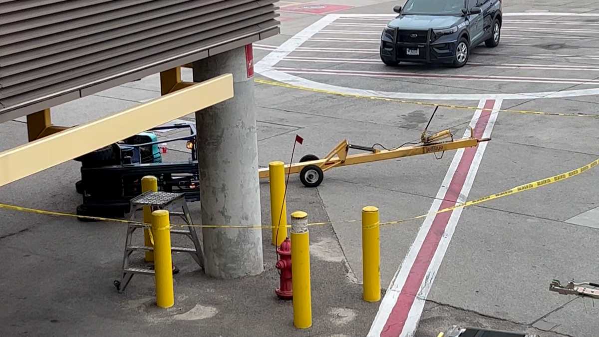 Forklift falls onto operator on Logan Airport tarmac