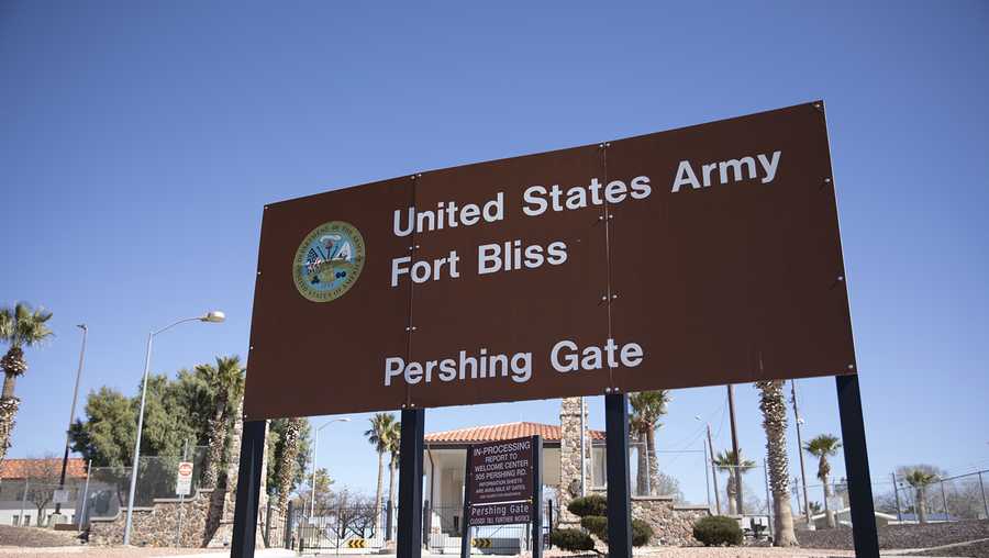 The U.S. Army Fort Bliss base stands in El Paso, Texas, U.S., on Tuesday, Feb. 12, 2019.
