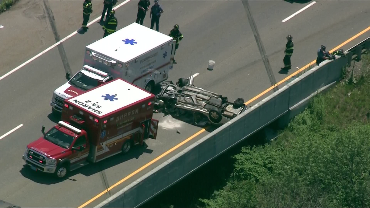 Medical helicopter responds to serious crash in Interstate 95