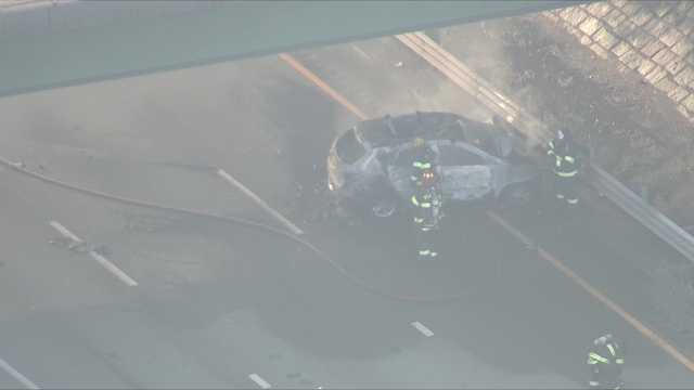 Interstate 495 closed after fiery, multi-vehicle crash in Foxborough, Massachusetts - Vimarsana News