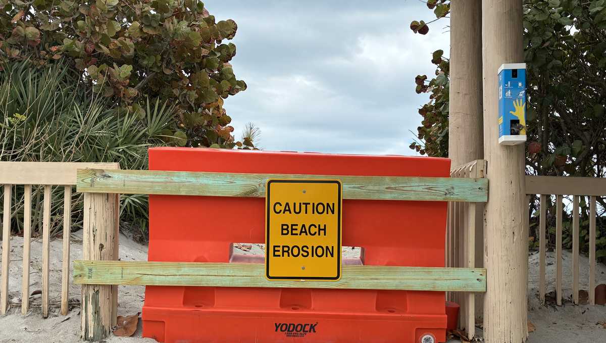 'Continue to monitor': Fort Pierce beach erosion prompts safety measures and emergency sand haul