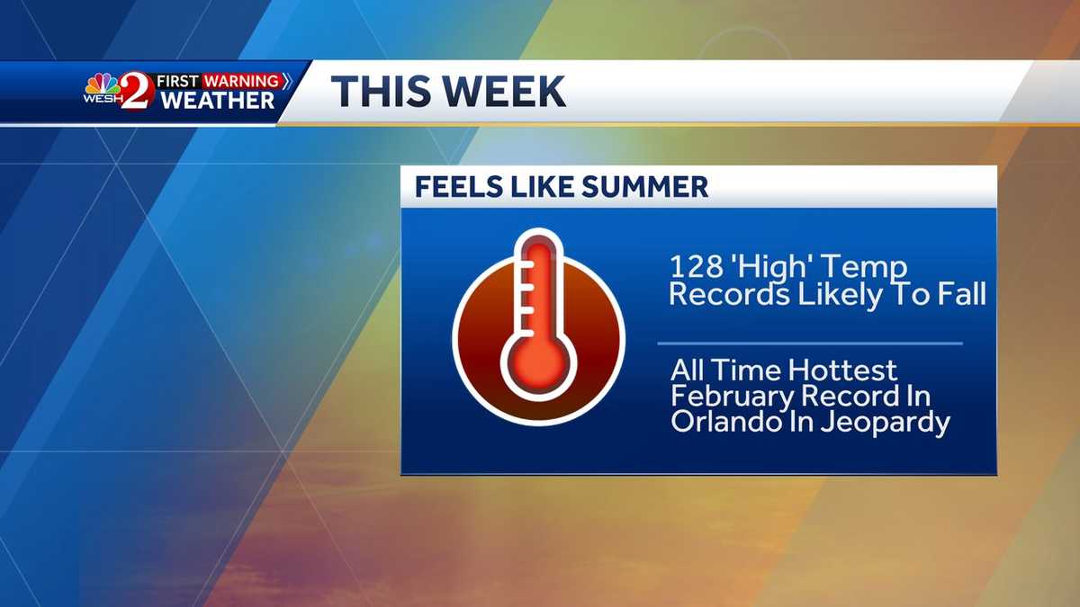 Florida heat wave State to see record high temperatures