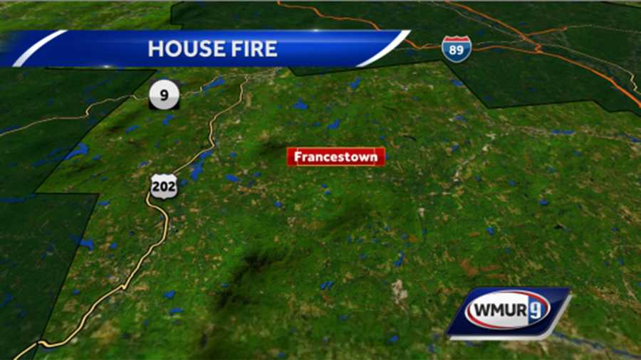House fire in Francestown