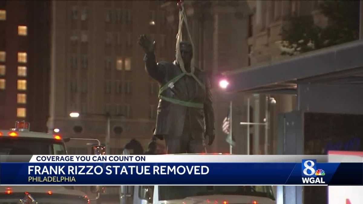 FRANK RIZZO STATUE removed in Philadelphia