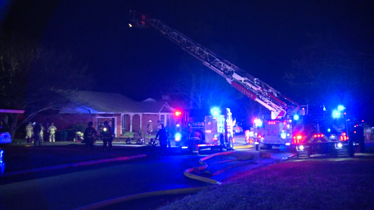 Oklahoma City firefighters put out overnight house fire