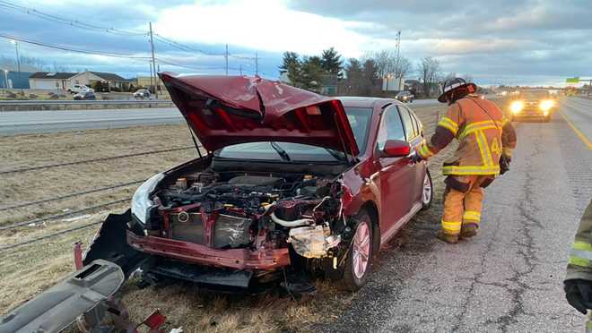 Three injured in Franklin County Crash