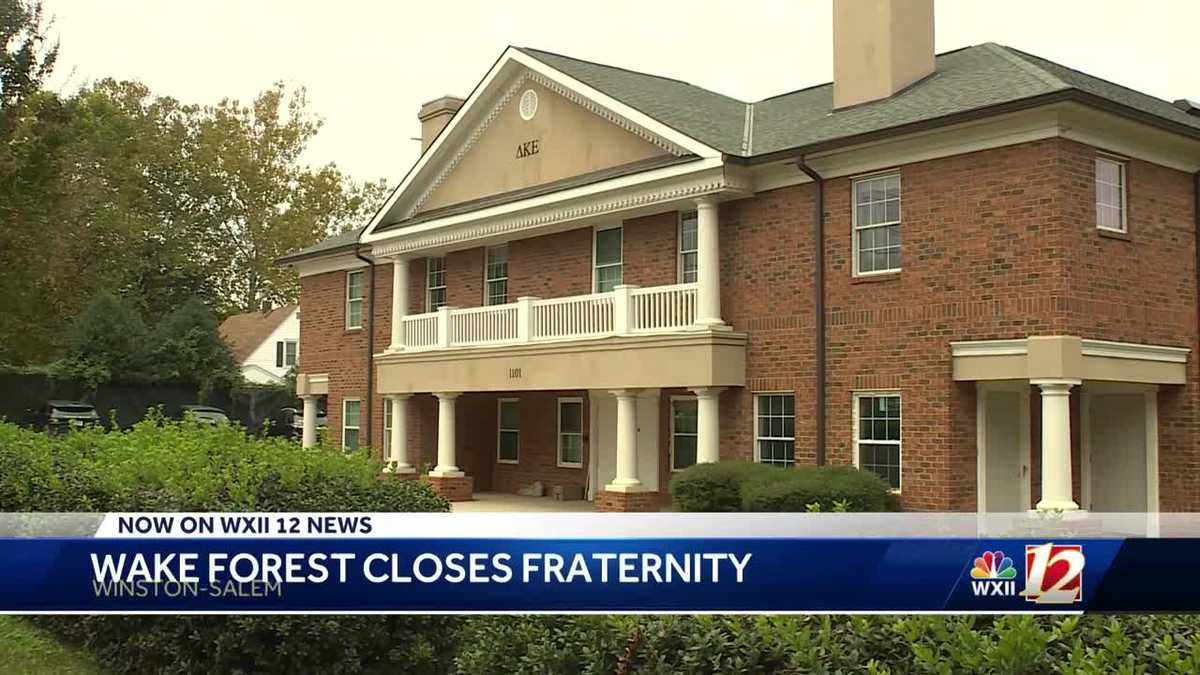 Wake Forest University closes fraternity chapter after multiple violations