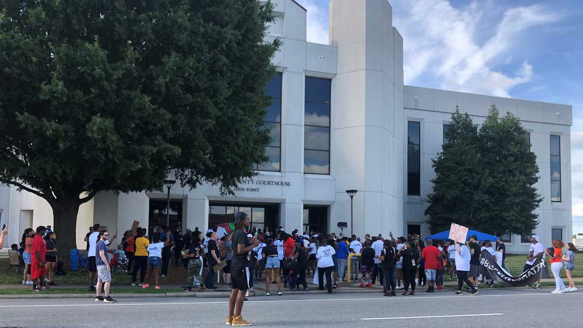 High Point 'No Justice No Peace' march in memory of Fred Cox Jr.