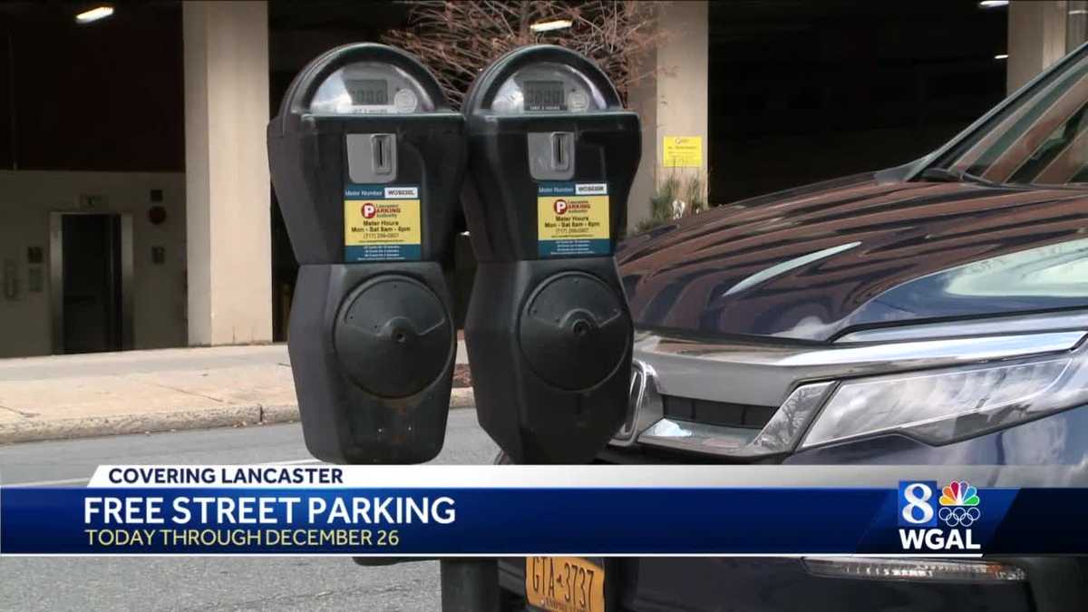 12 days of twohour free street parking in downtown Lancaster