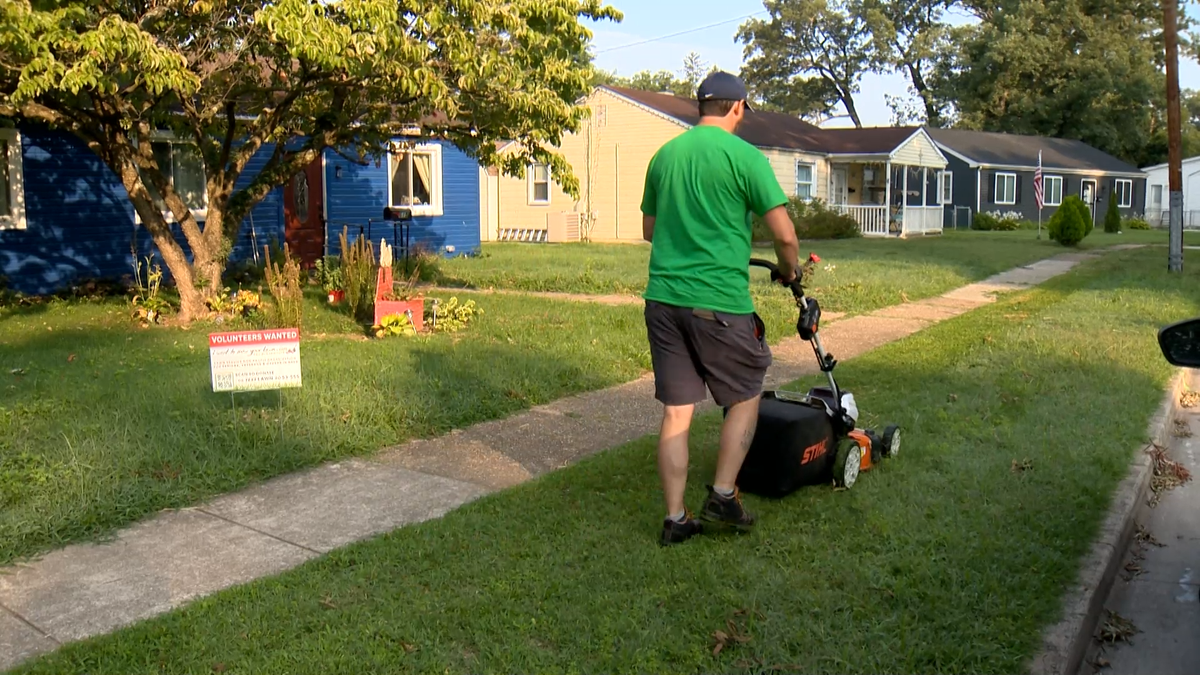 Organization making a difference by mowing lawns for free