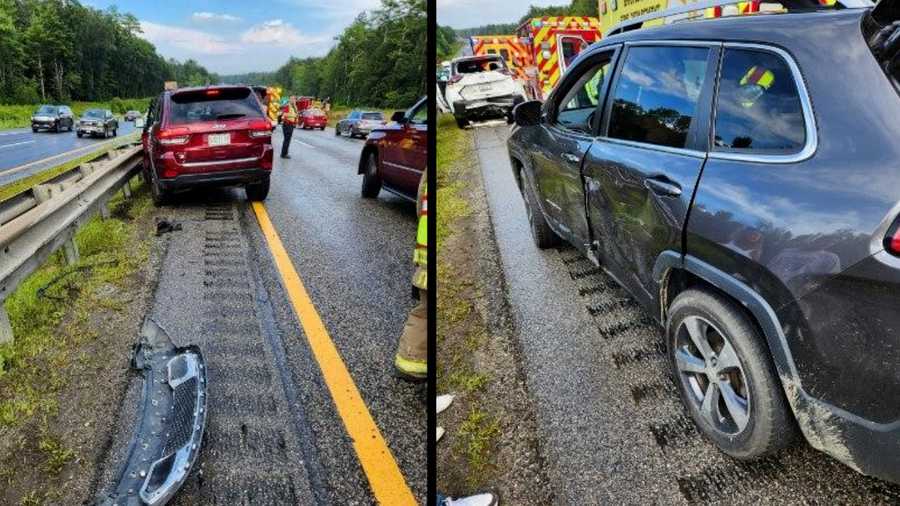 14 cars involved in multiple crashes during storms in Freeport