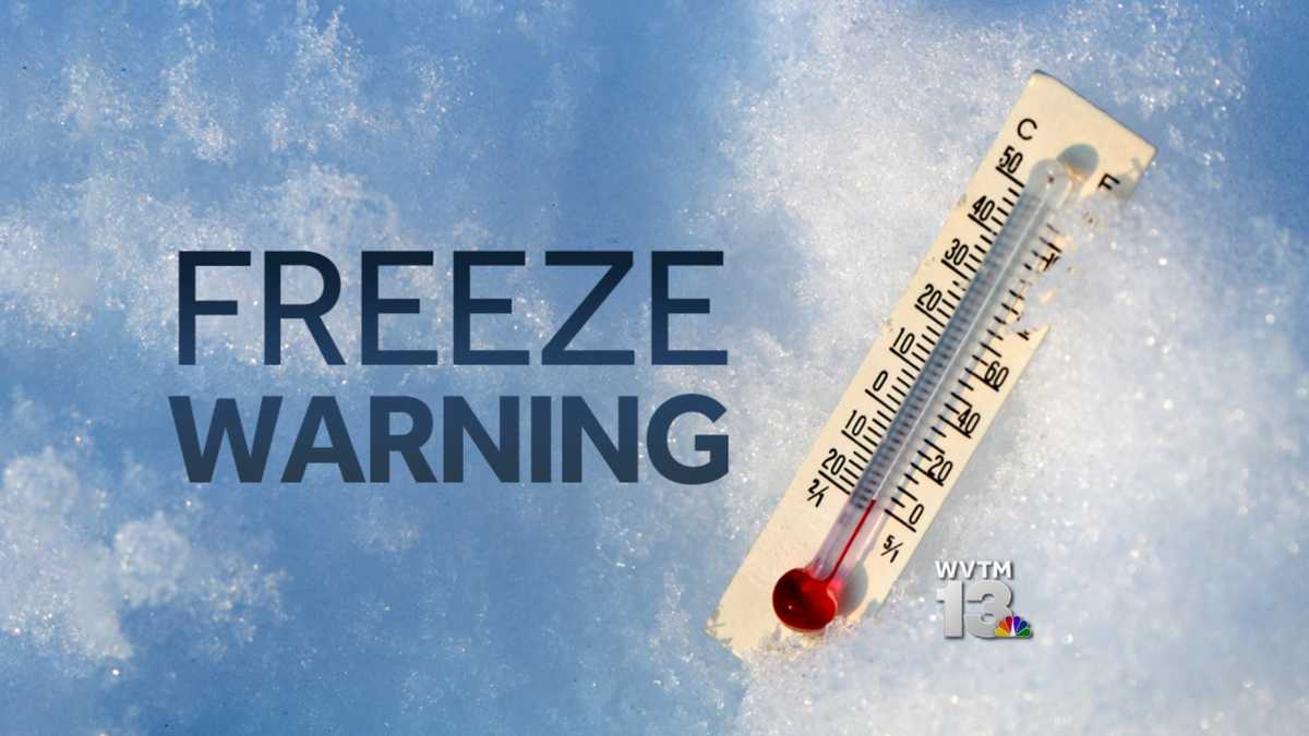 Freeze warning issued for central Alabama - WVTM