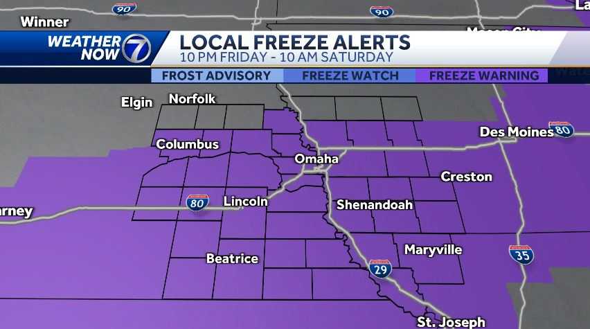 Omaha Weather: Cold With Wintry Precipitation This Weekend