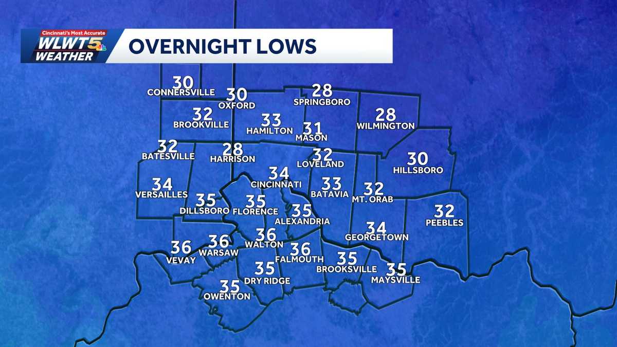 Freeze warning: Temperatures expected to drop below freezing into ...