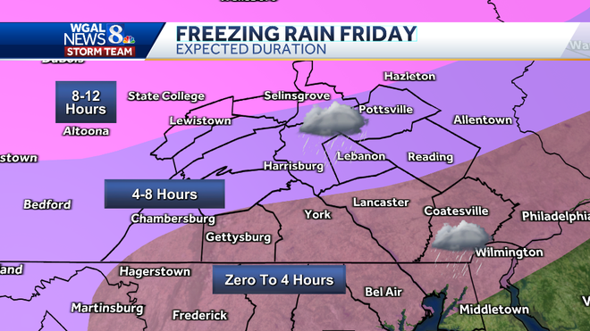 Graphic&#x20;with&#x20;expected&#x20;duration&#x20;of&#x20;freezing&#x20;rain&#x20;on&#x20;Friday.