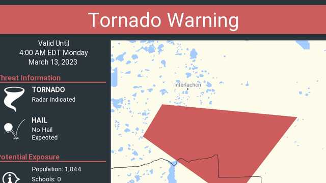 Tornado touched down in North Florida, NWS confirms - Vimarsana News