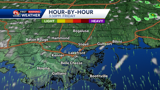 New Orleans weather forecast Memorial Day weekend forecast temps
