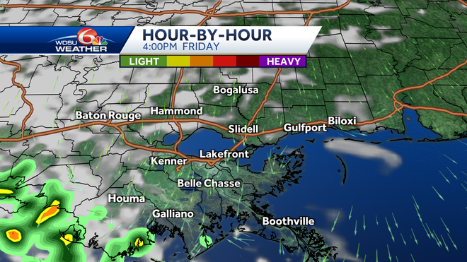 New Orleans forecast heat advisory weather impact day