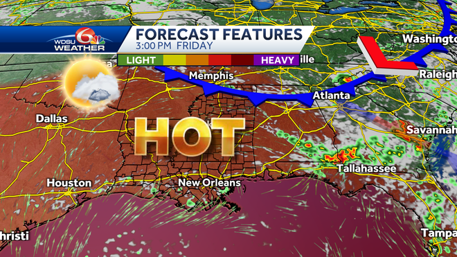New Orleans forecast heat advisory