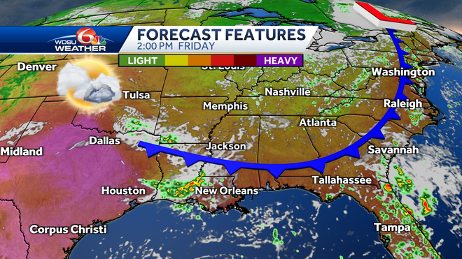 New Orleans forecast less humid drier air weekend forecast
