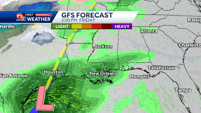 mardi gras day forecast