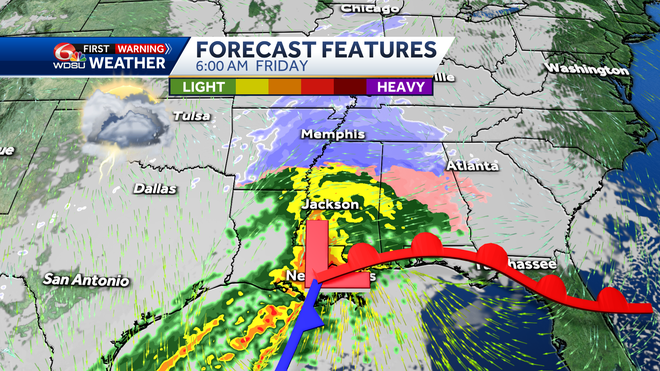 friday weather features