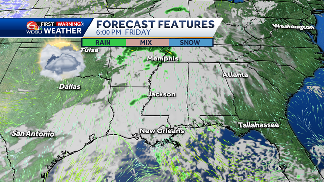 friday weather features