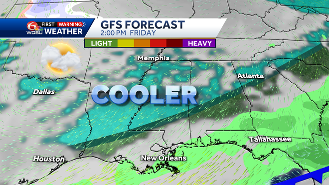 friday weather features