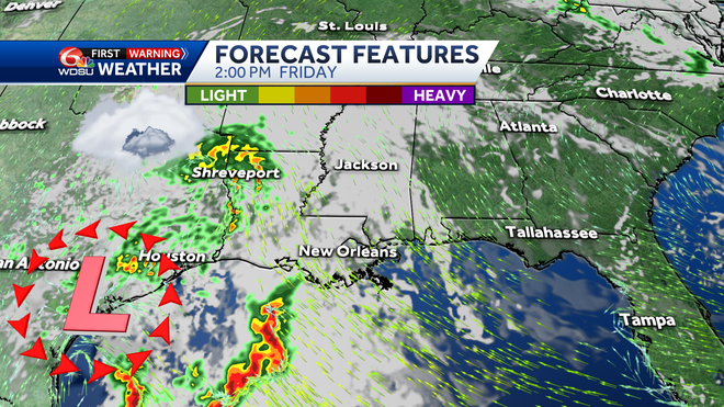 New Orleans weather forecast will it rain Saturday rain chances