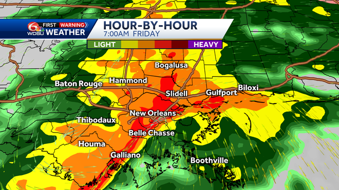 forecast clouds and precip friday 7 am