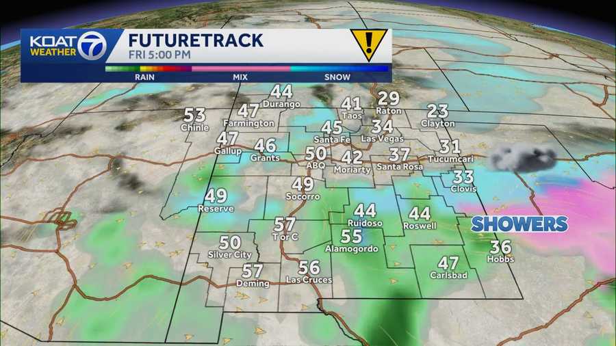 New Mexico Winter Storm: Futurecast for snow on Friday & Saturday